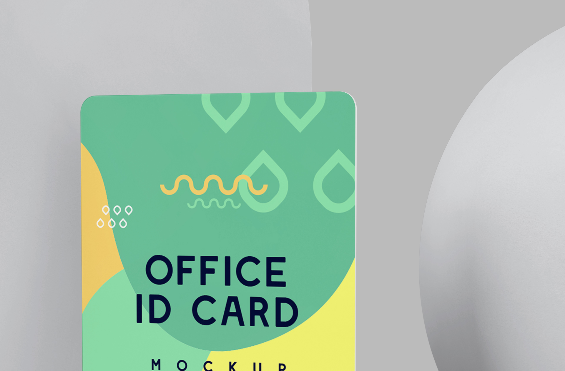 business ID card mockup