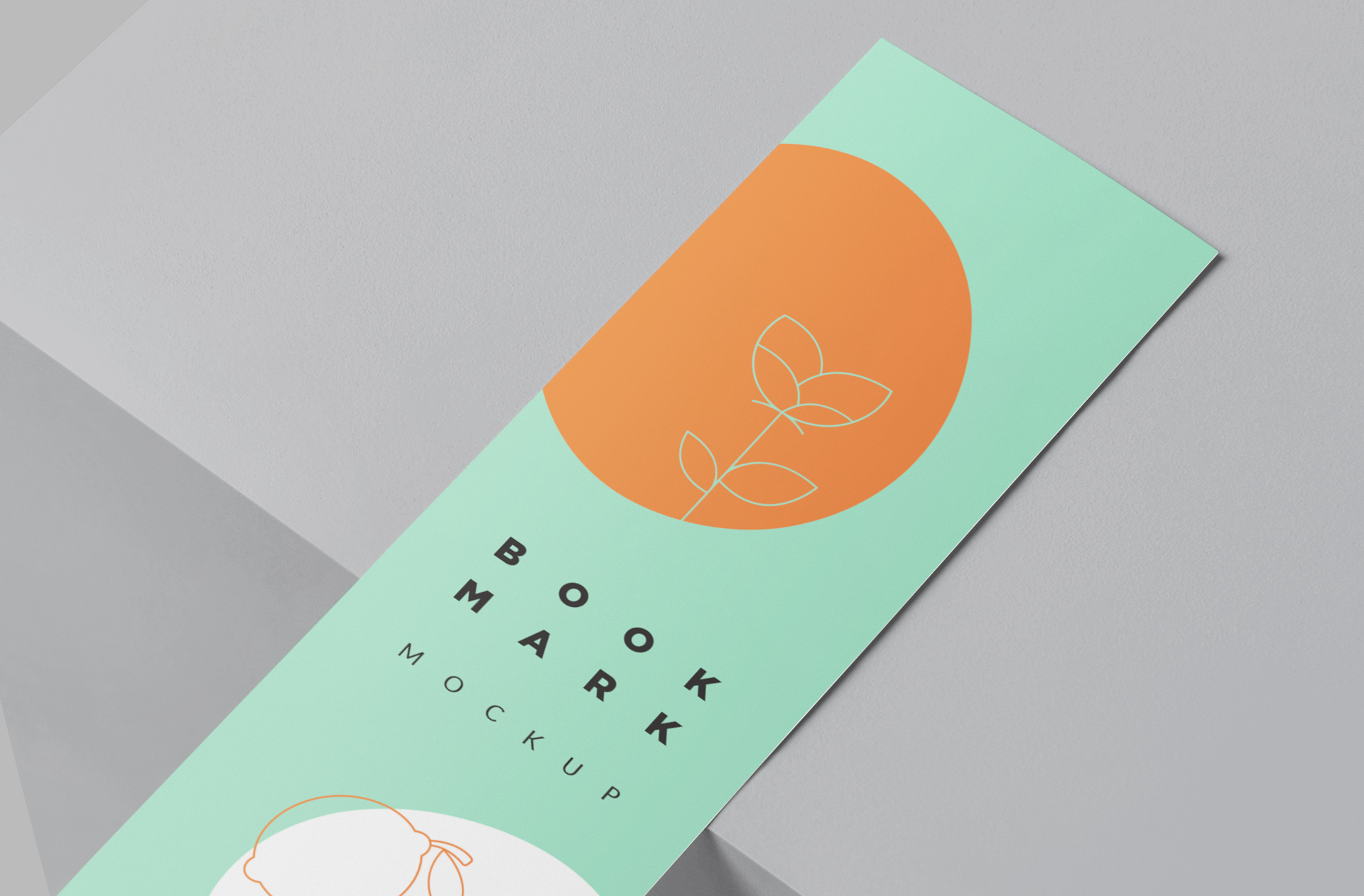 branding bookmark mock-up