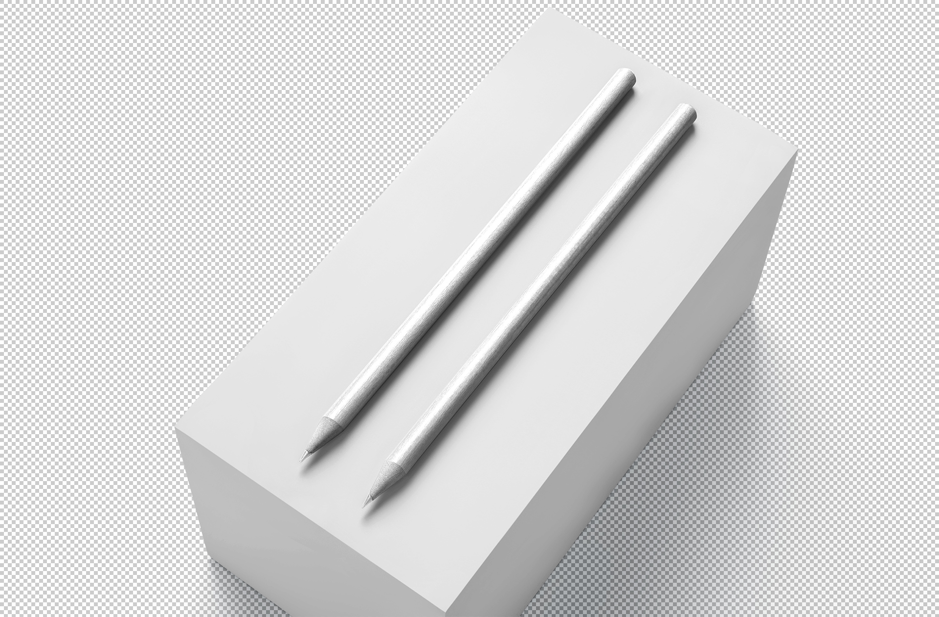 elegant pencil mockup