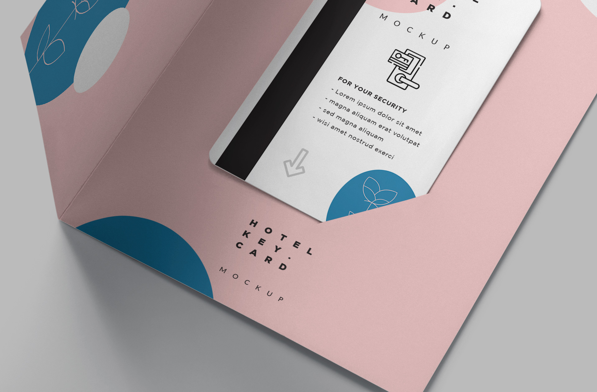 customizable card PSD