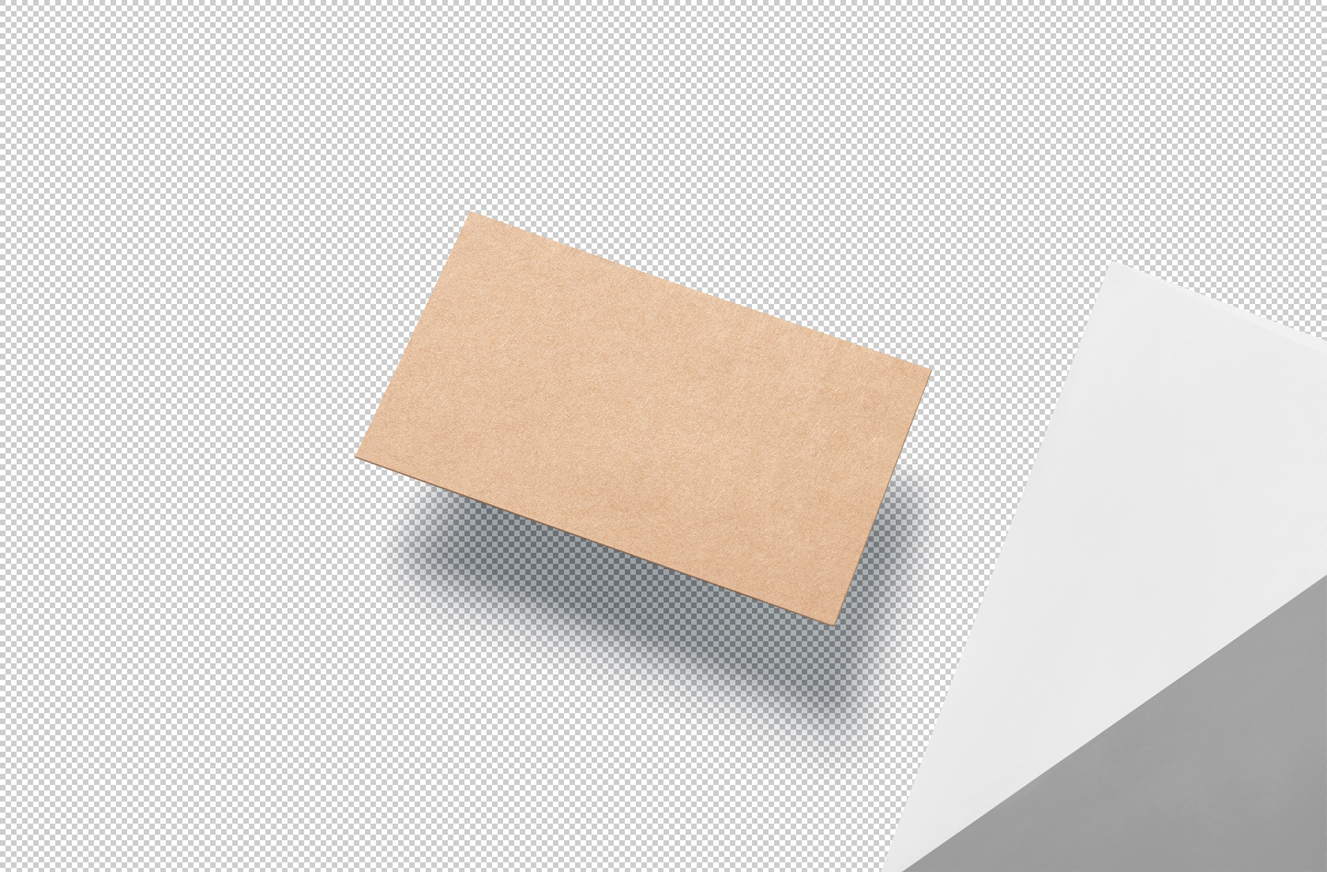 customizable card mock-up PSD