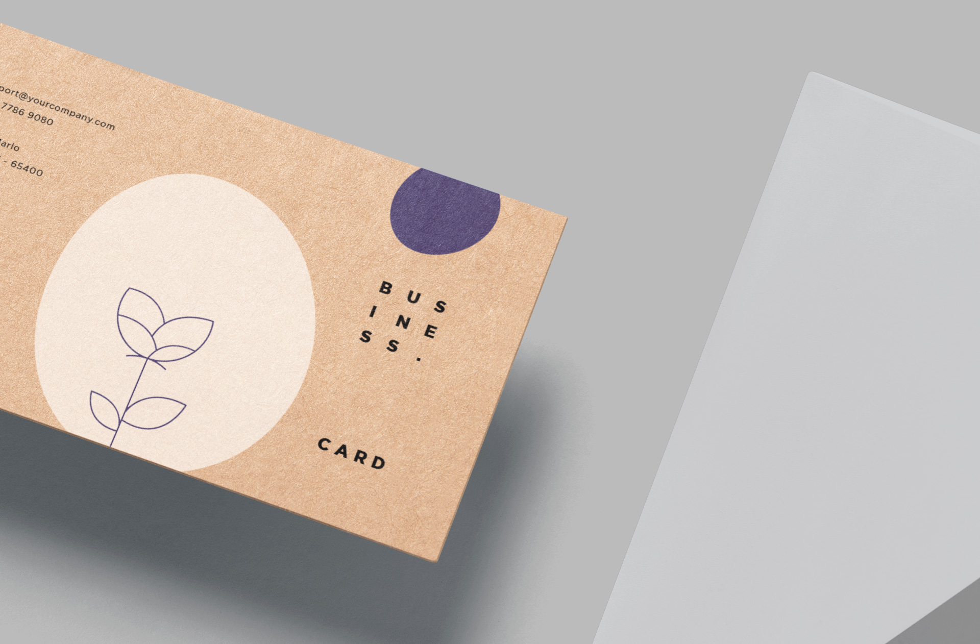 customizable card mock-up PSD