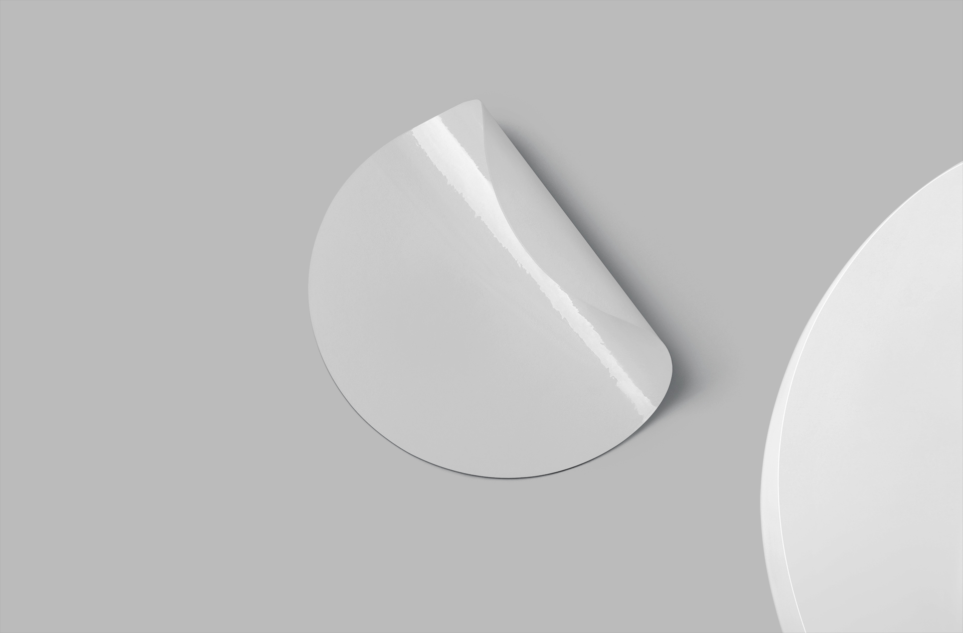 corporate identity sticker mock-up