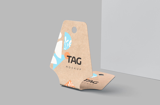 Eco-Friendly Kraft Hang Tag Mockup