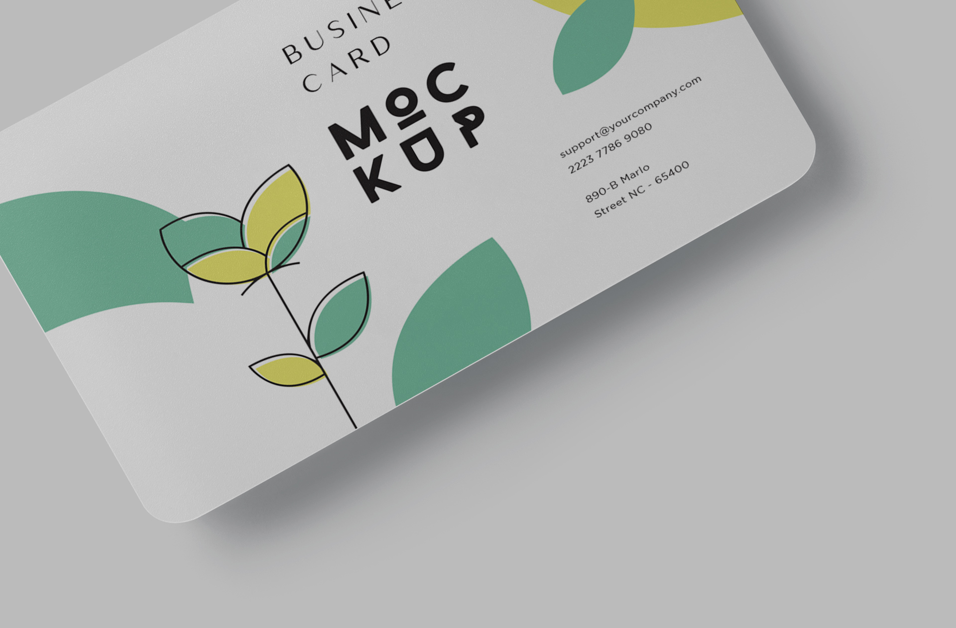 branding card PSD