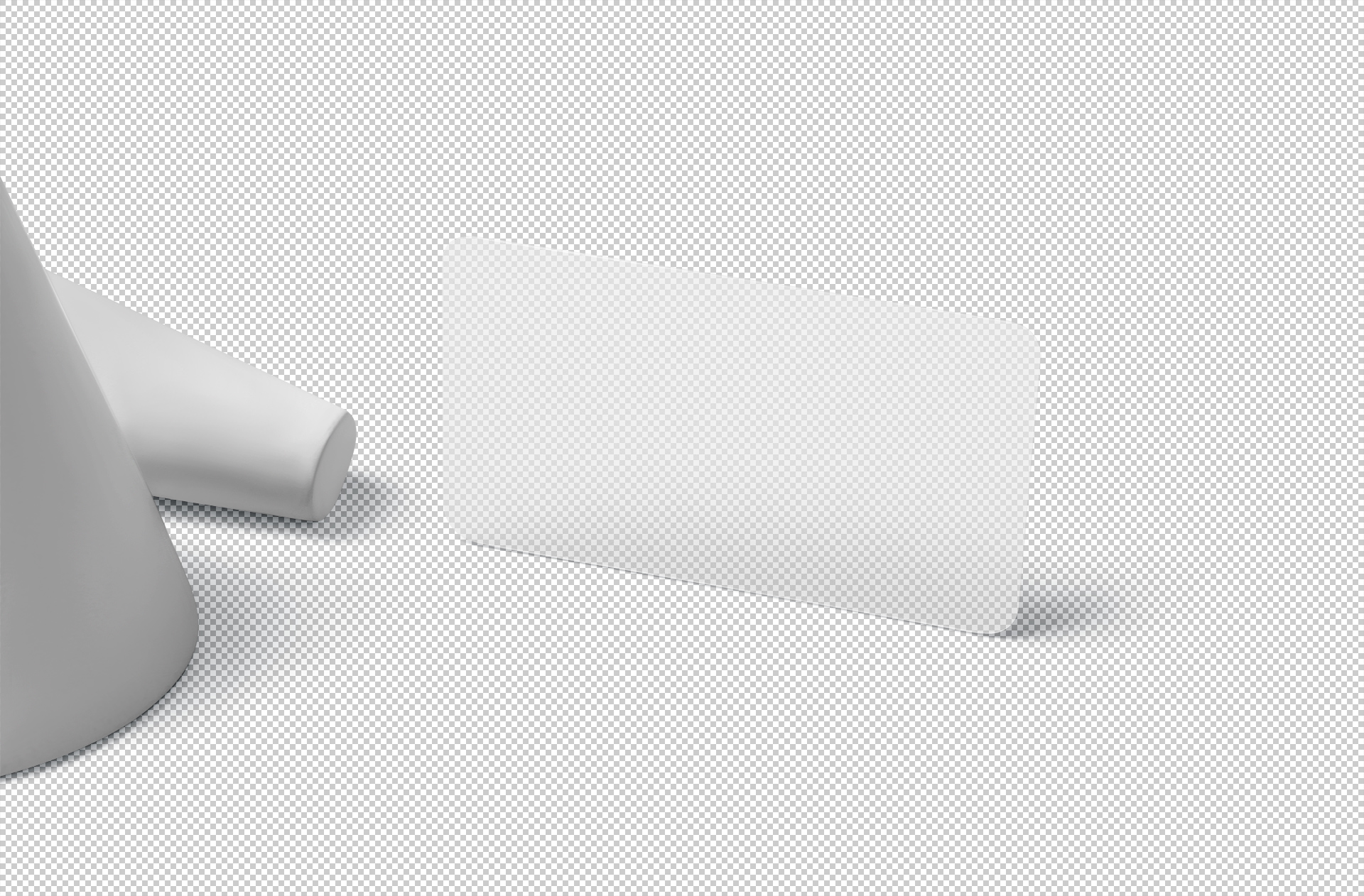 A6 card template mockup