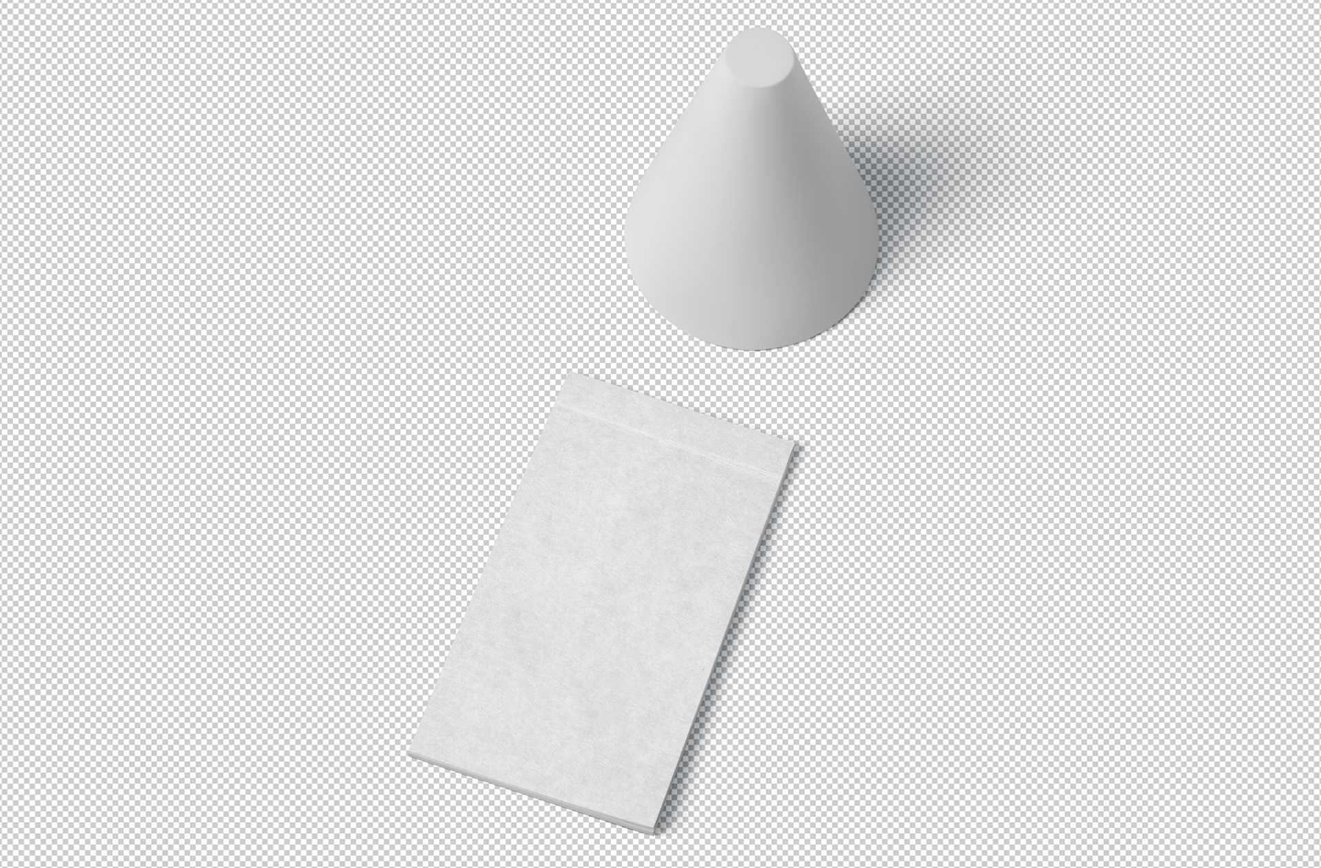 editable notepad mock-up