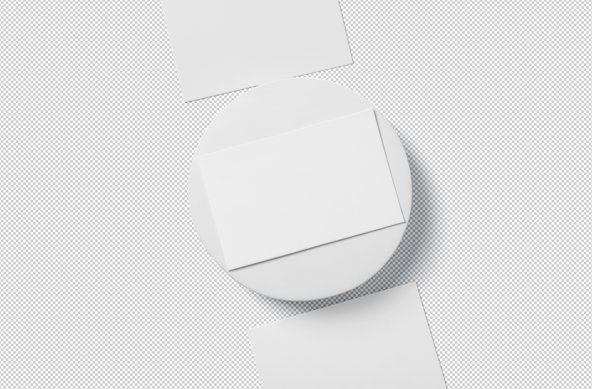 corporate business card mockup