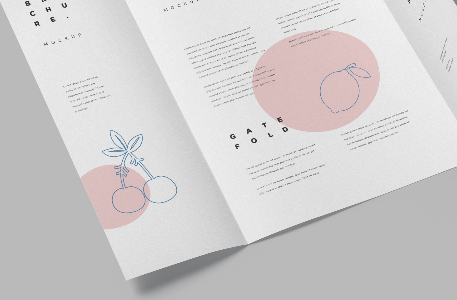 corporate advertising mockup