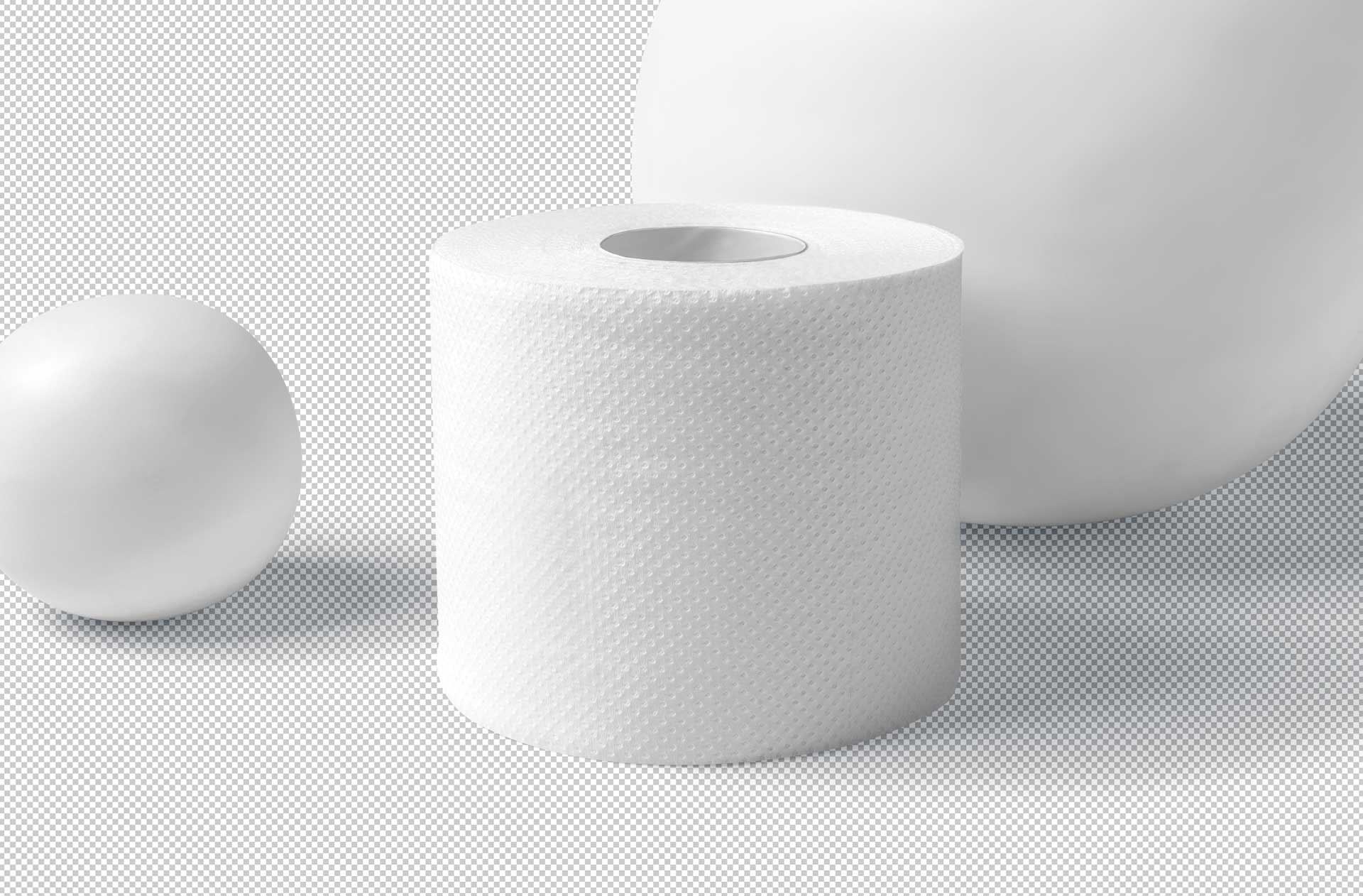 bath tissue mockup