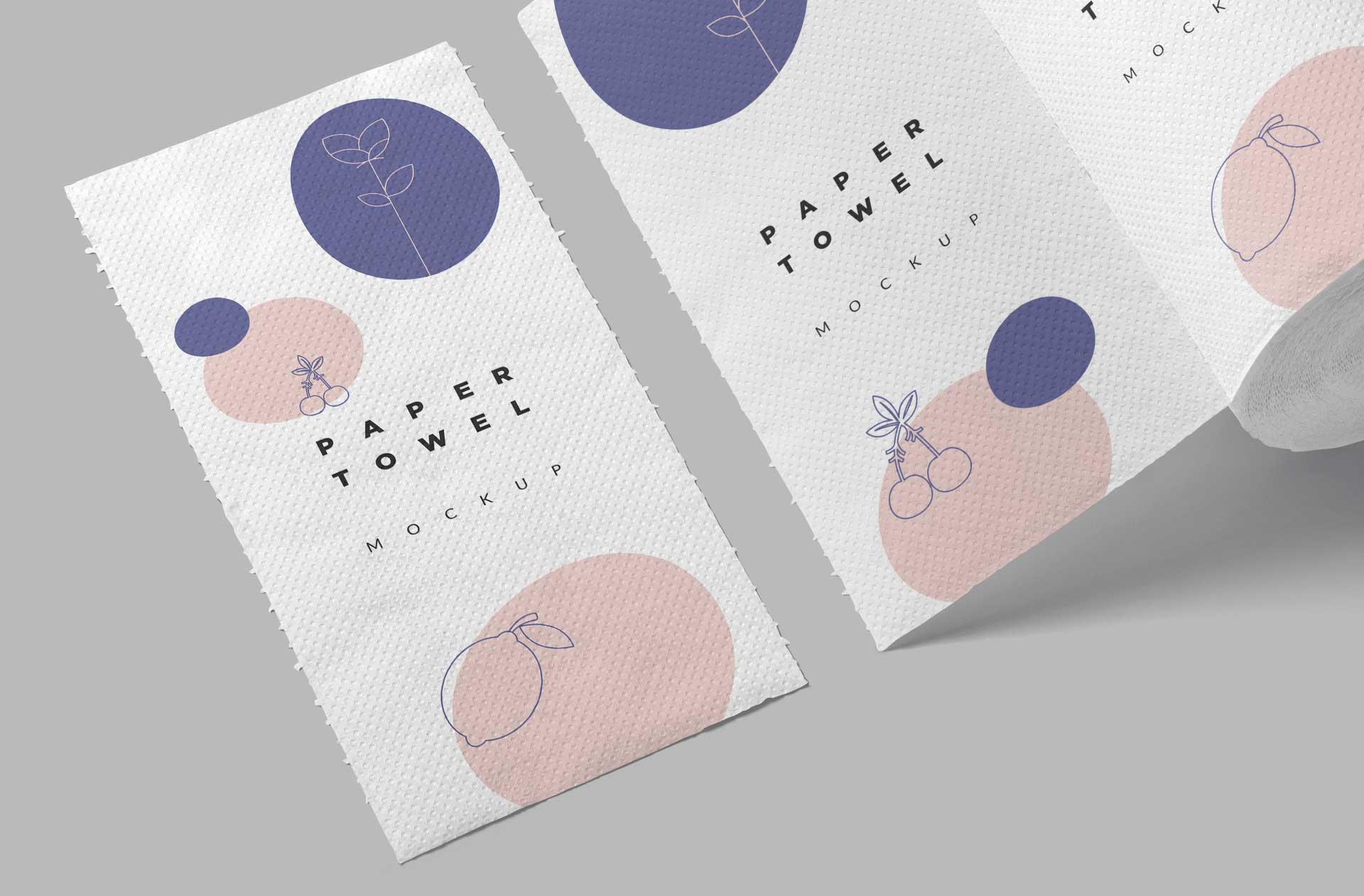 bathroom paper mockup