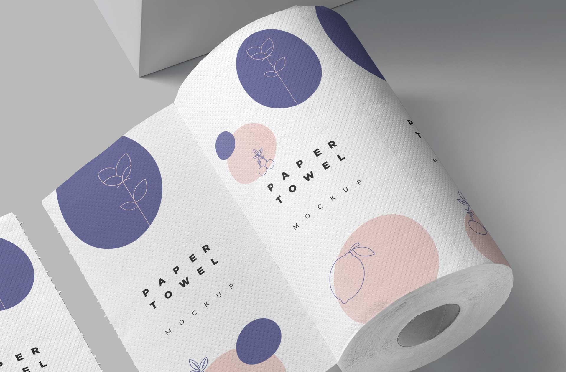 bathroom paper mockup
