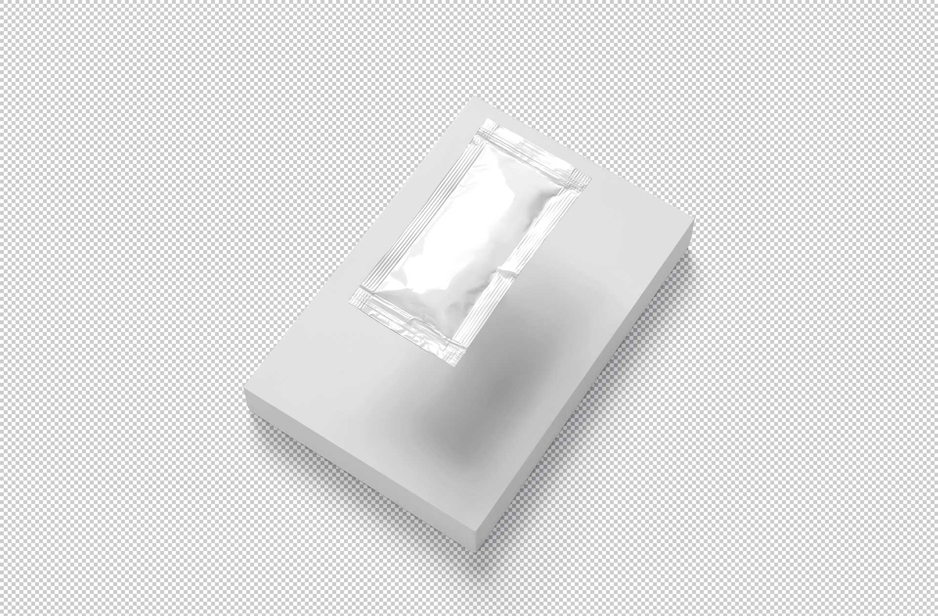 foil sachet mock-up