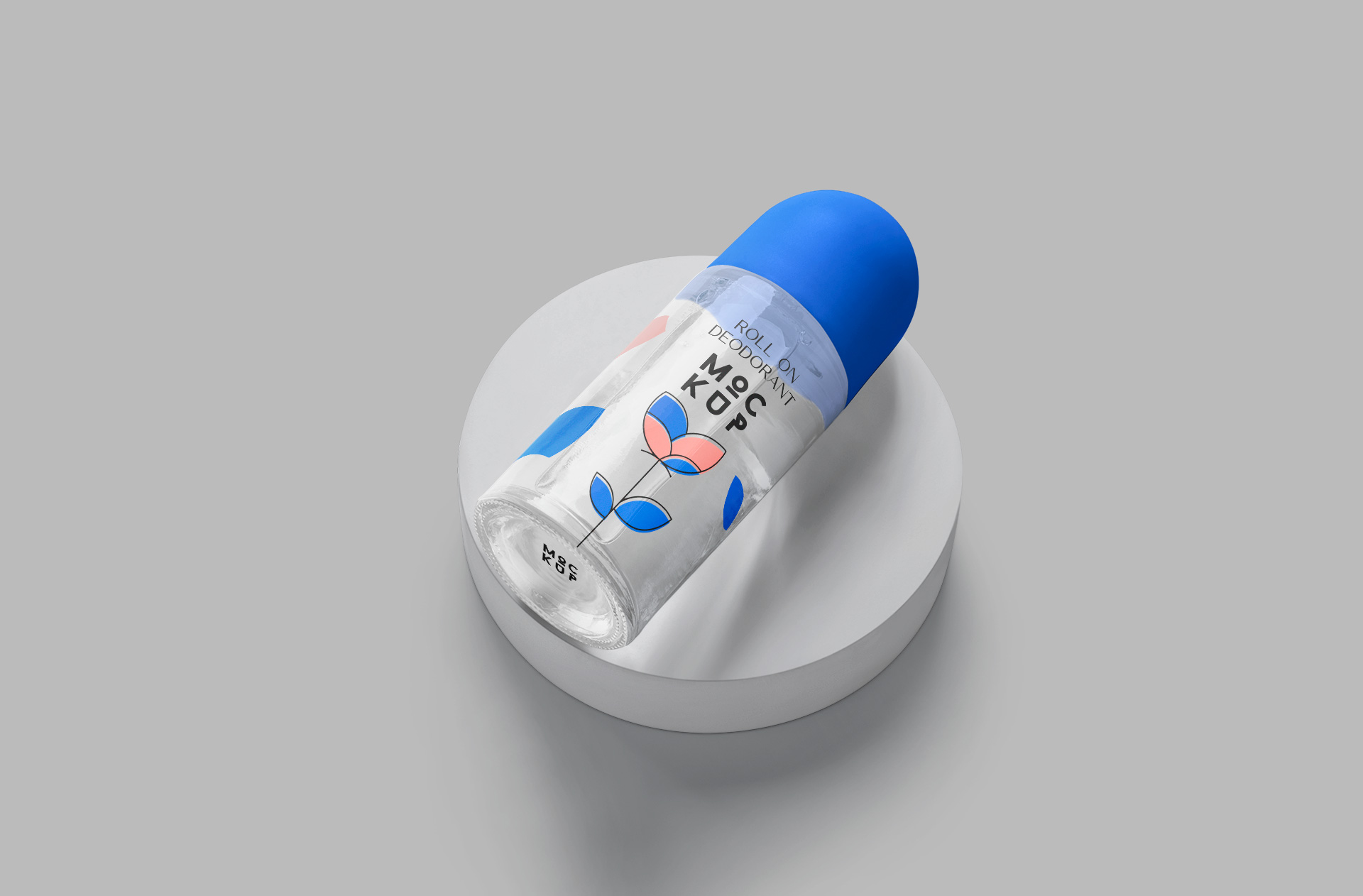 High-Quality Roll-On Deodorant Packaging Mockup