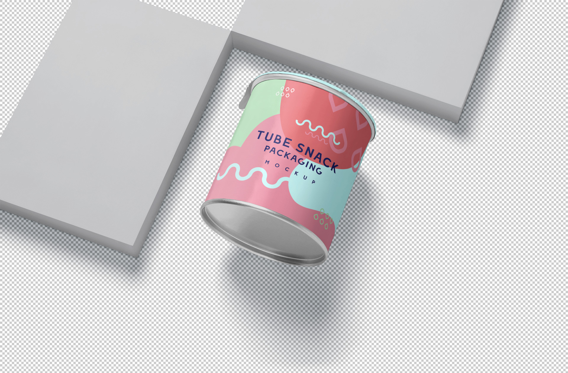 food container branding mockup