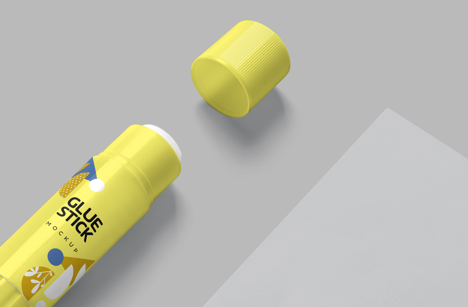 Professional Glue Stick Packaging Mockup for Branding