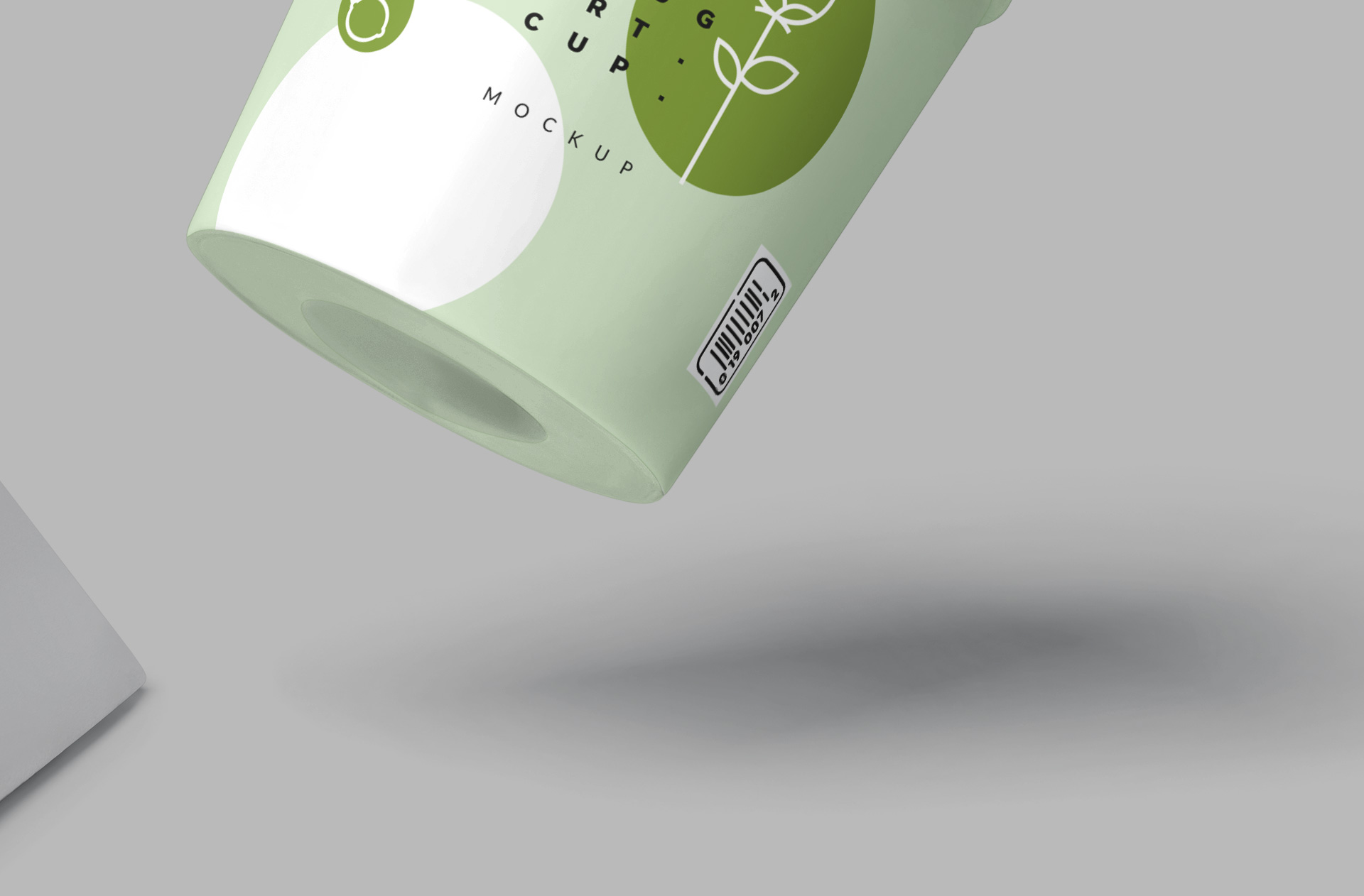 dairy product packaging mockup