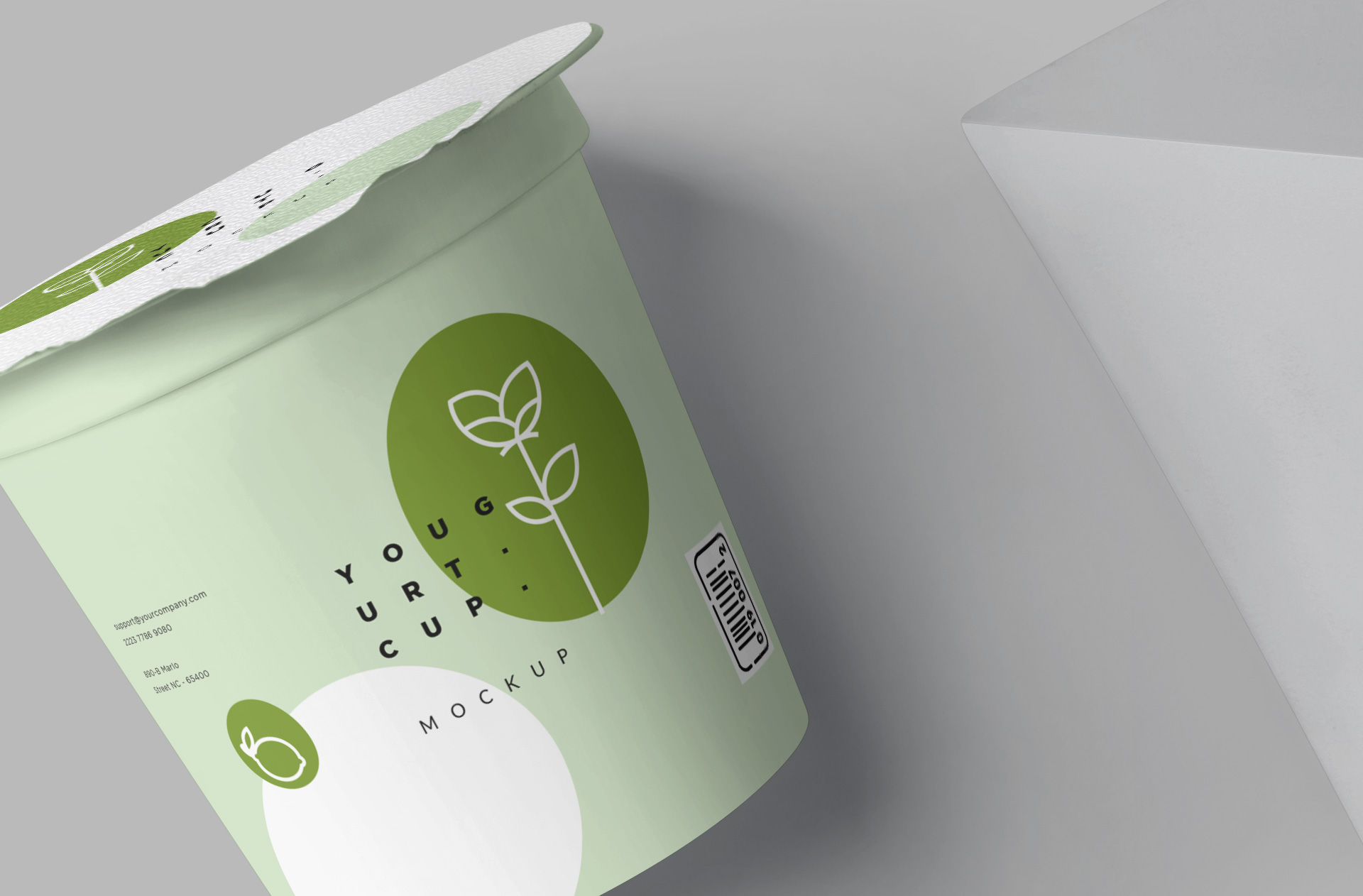 food packaging branding mock-up