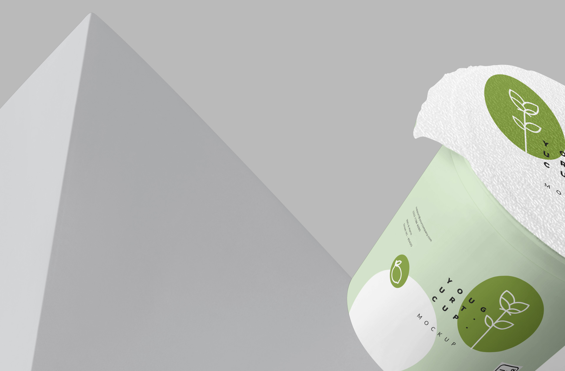 food industry branding mock-up