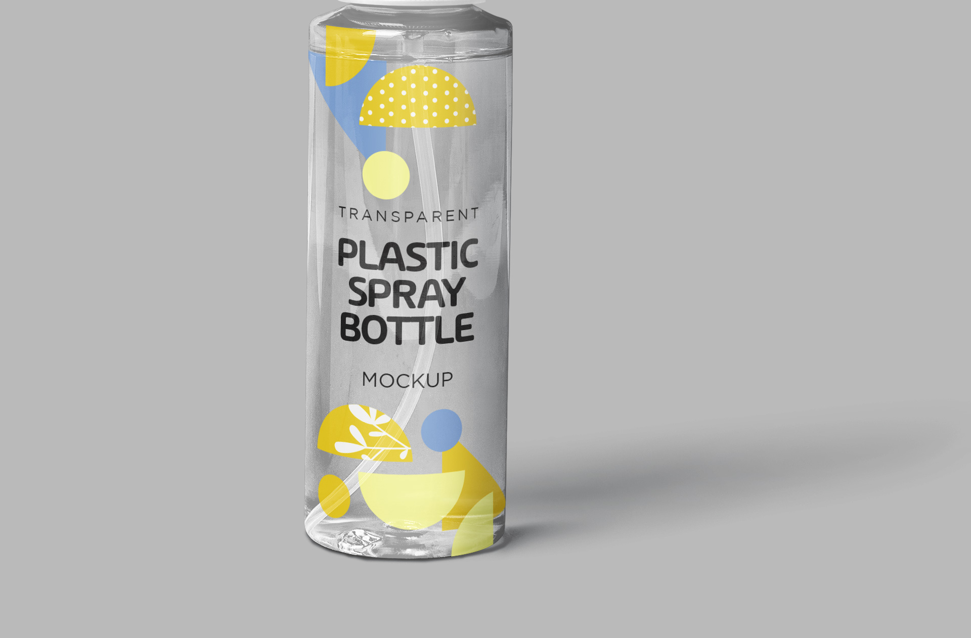 cleaning product bottle mock-up
