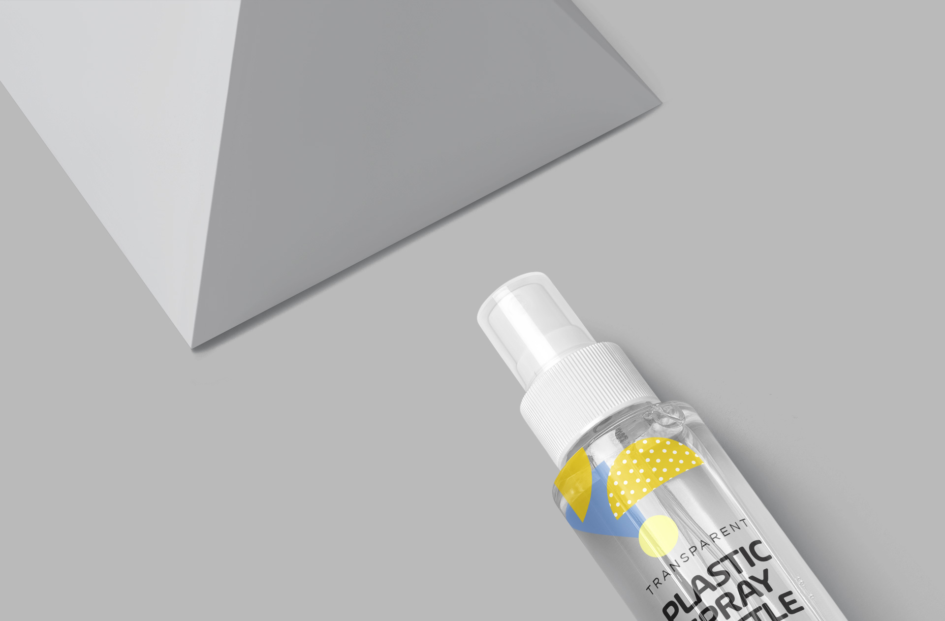 sleek cosmetic bottle PSD