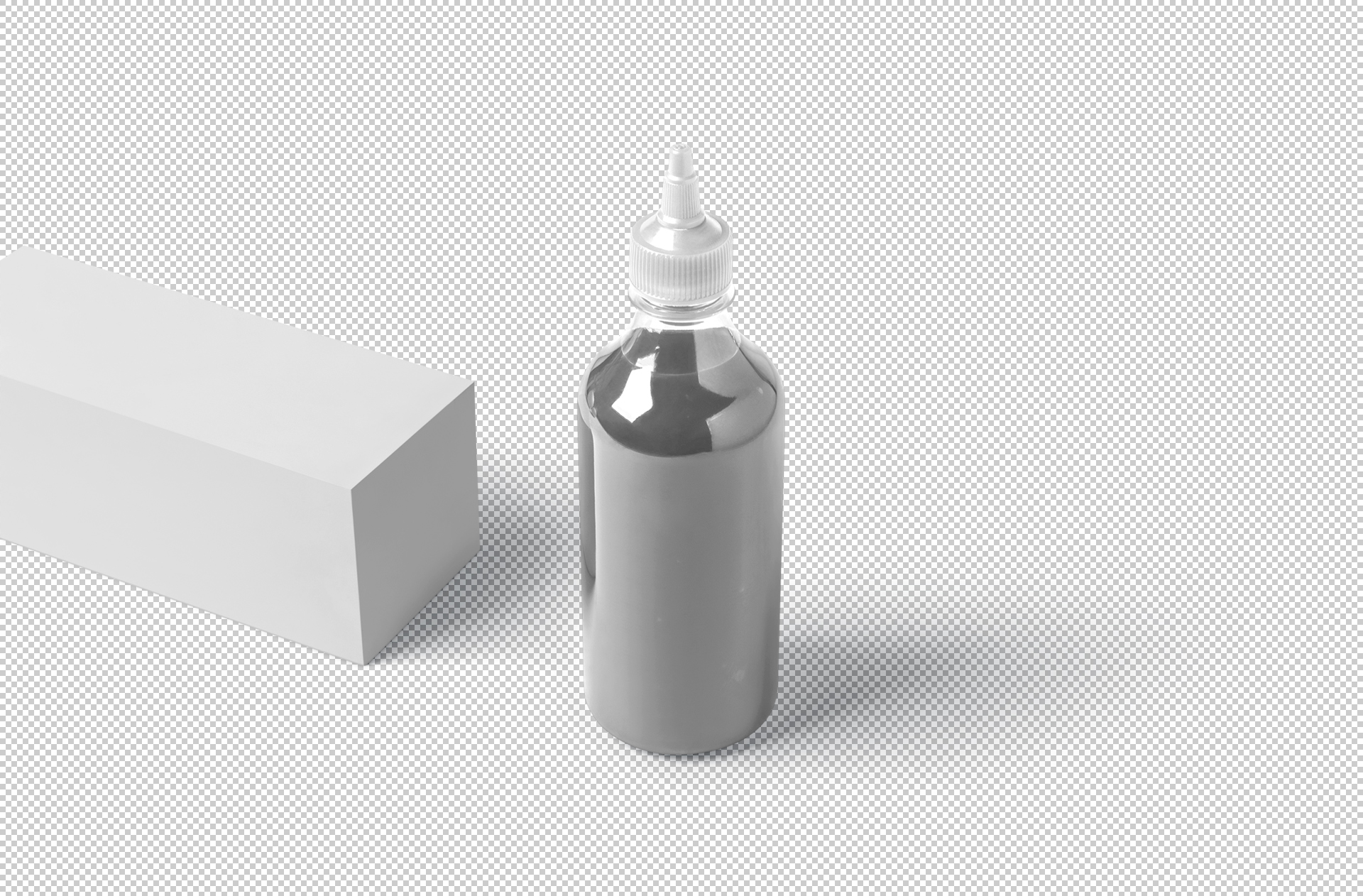 customizable bottle mock-up
