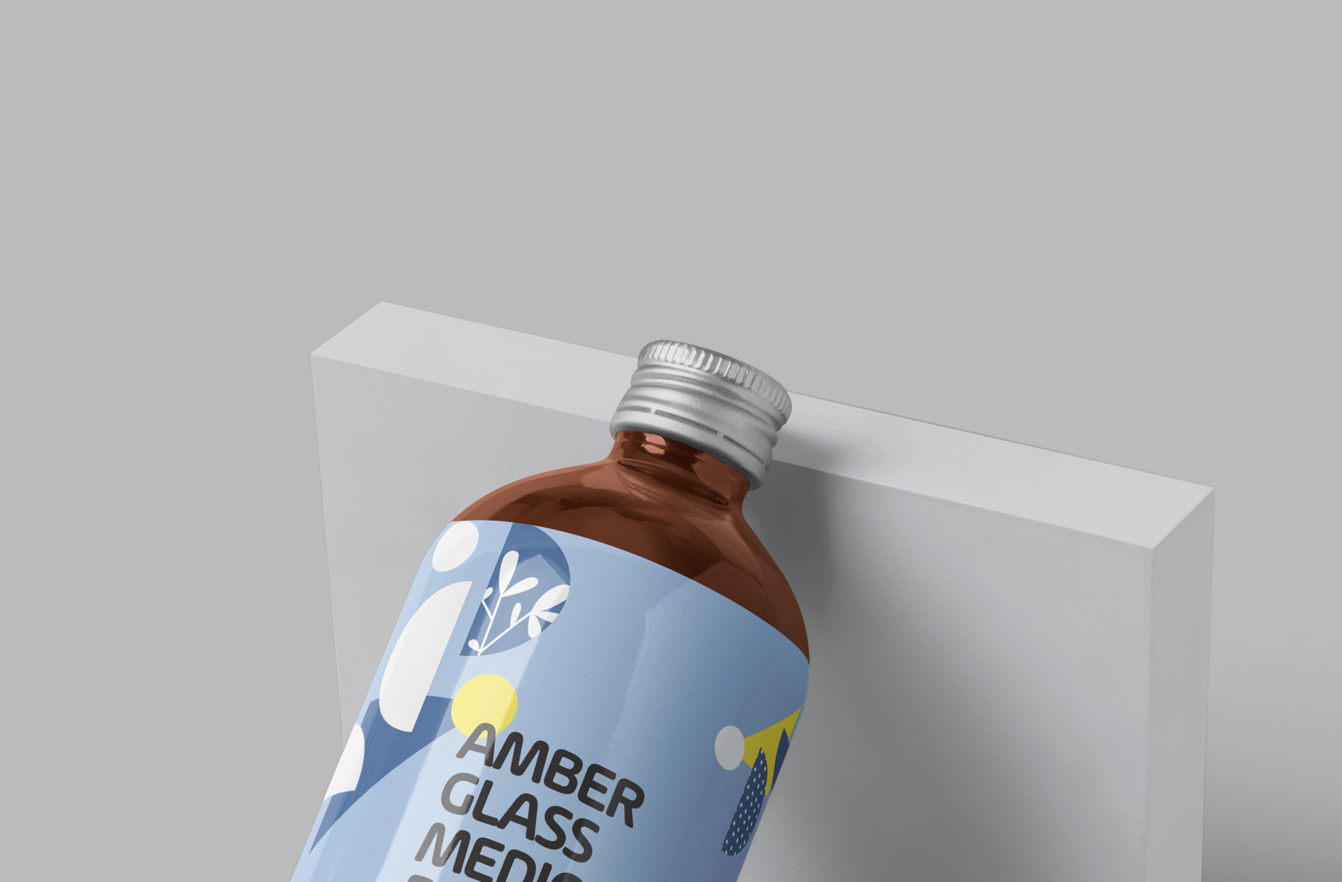 glass container mock-up