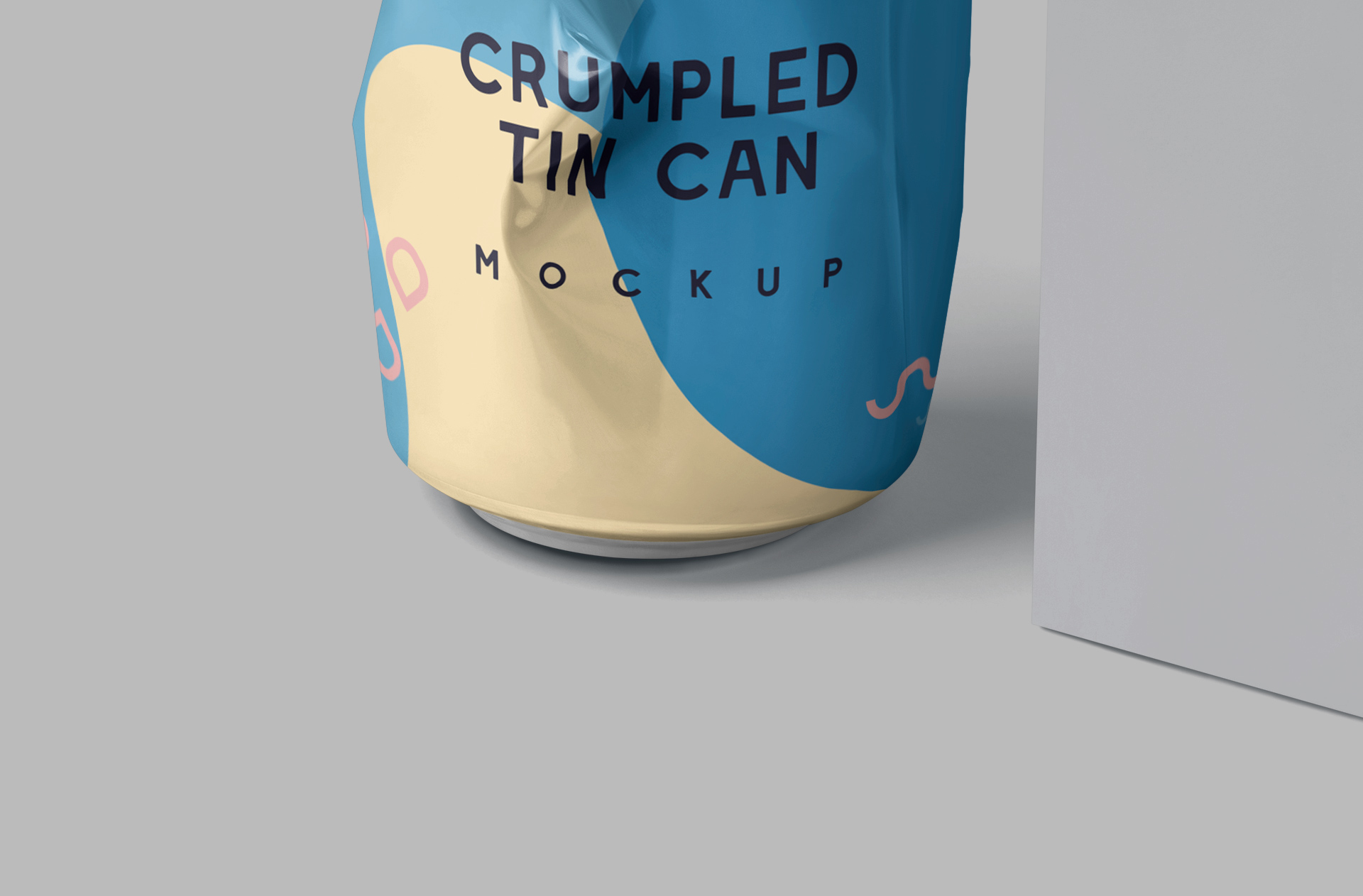 aluminum can branding PSD