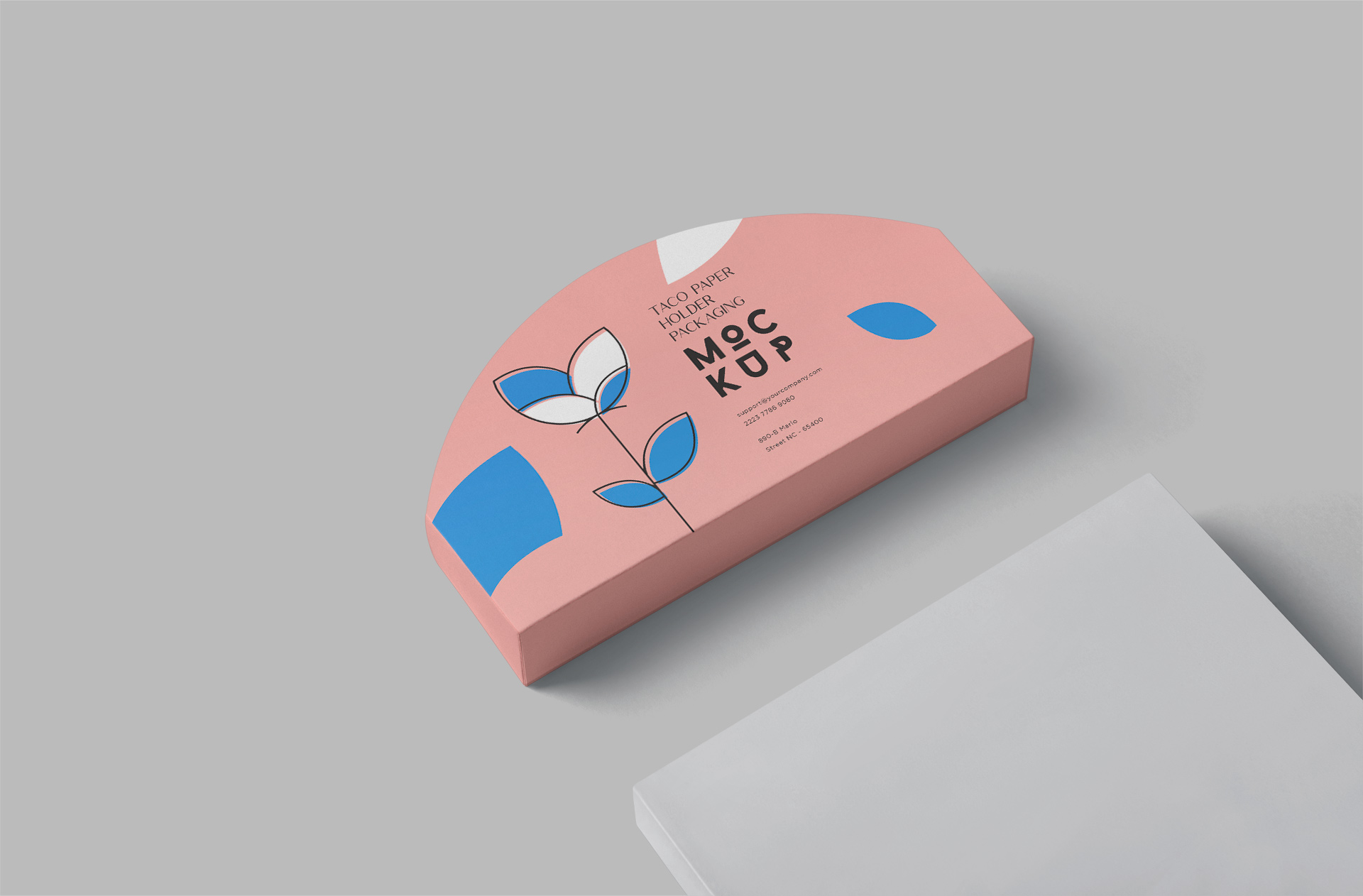 Customizable Taco Holder Packaging Design Mockup