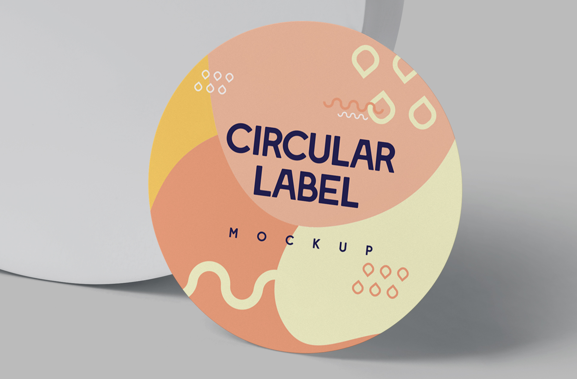 branding label design PSD