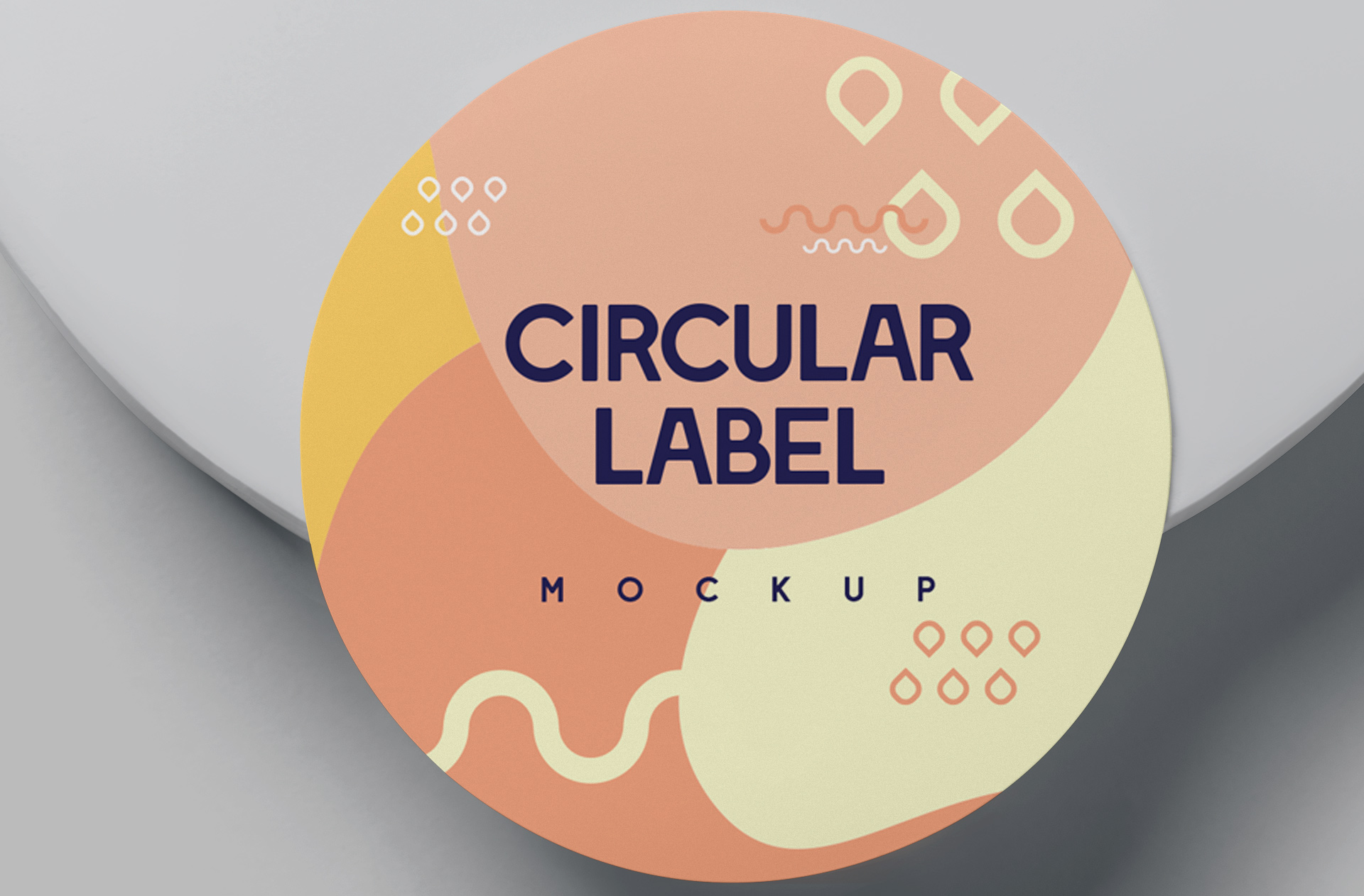 customizable label mockup