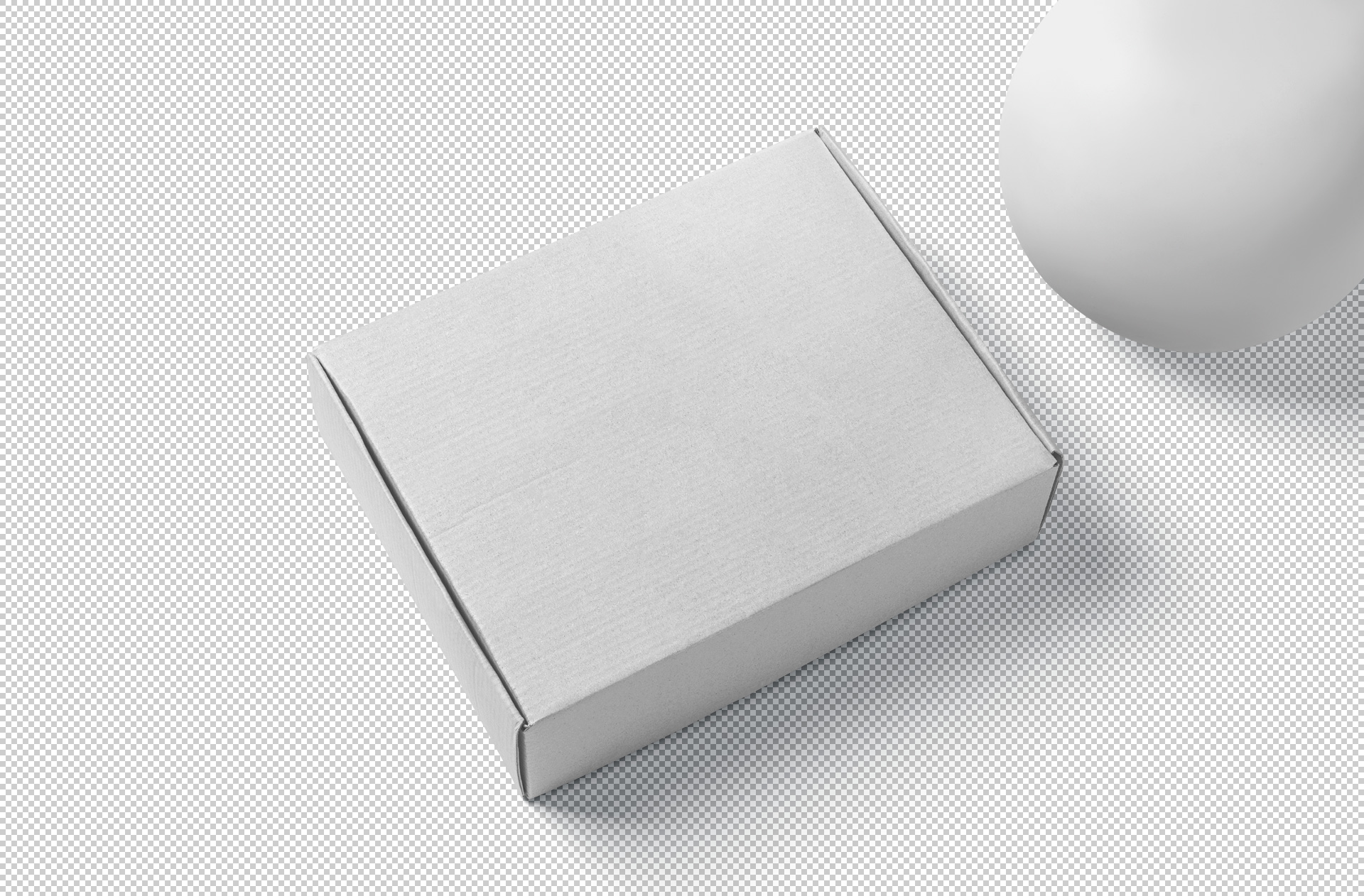 kraft paper box mockup