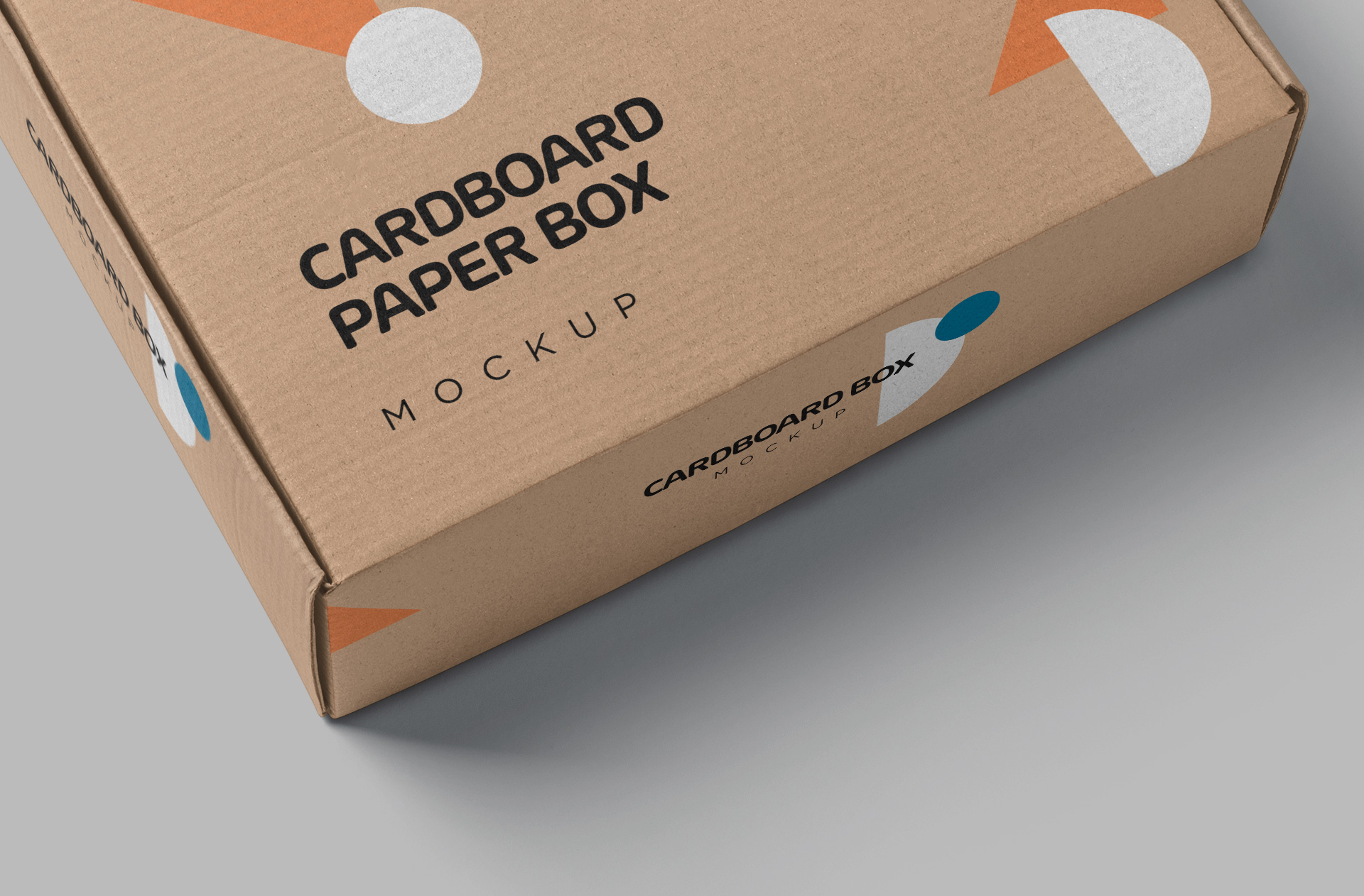 kraft paper box mockup