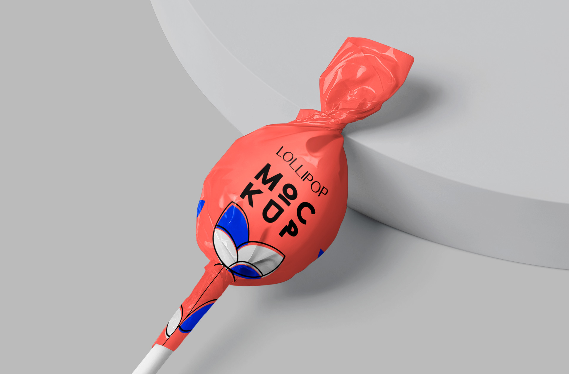realistic candy packaging mock-up
