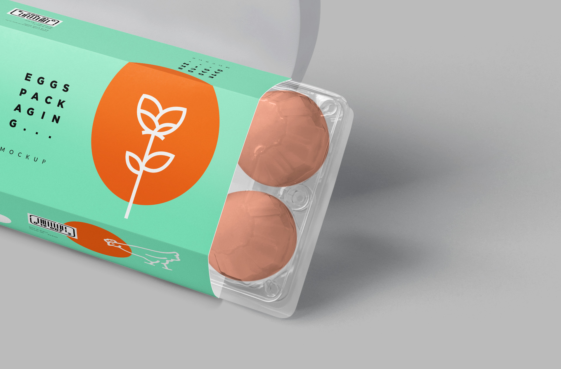 fresh food packaging mock-up