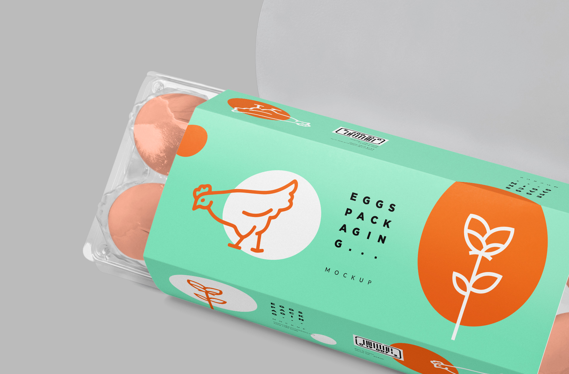 fresh food packaging mock-up