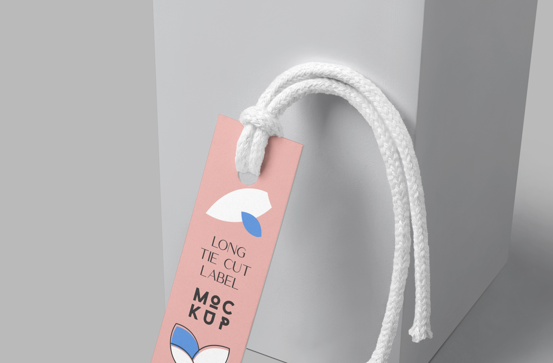 garment tag mock-up PSD