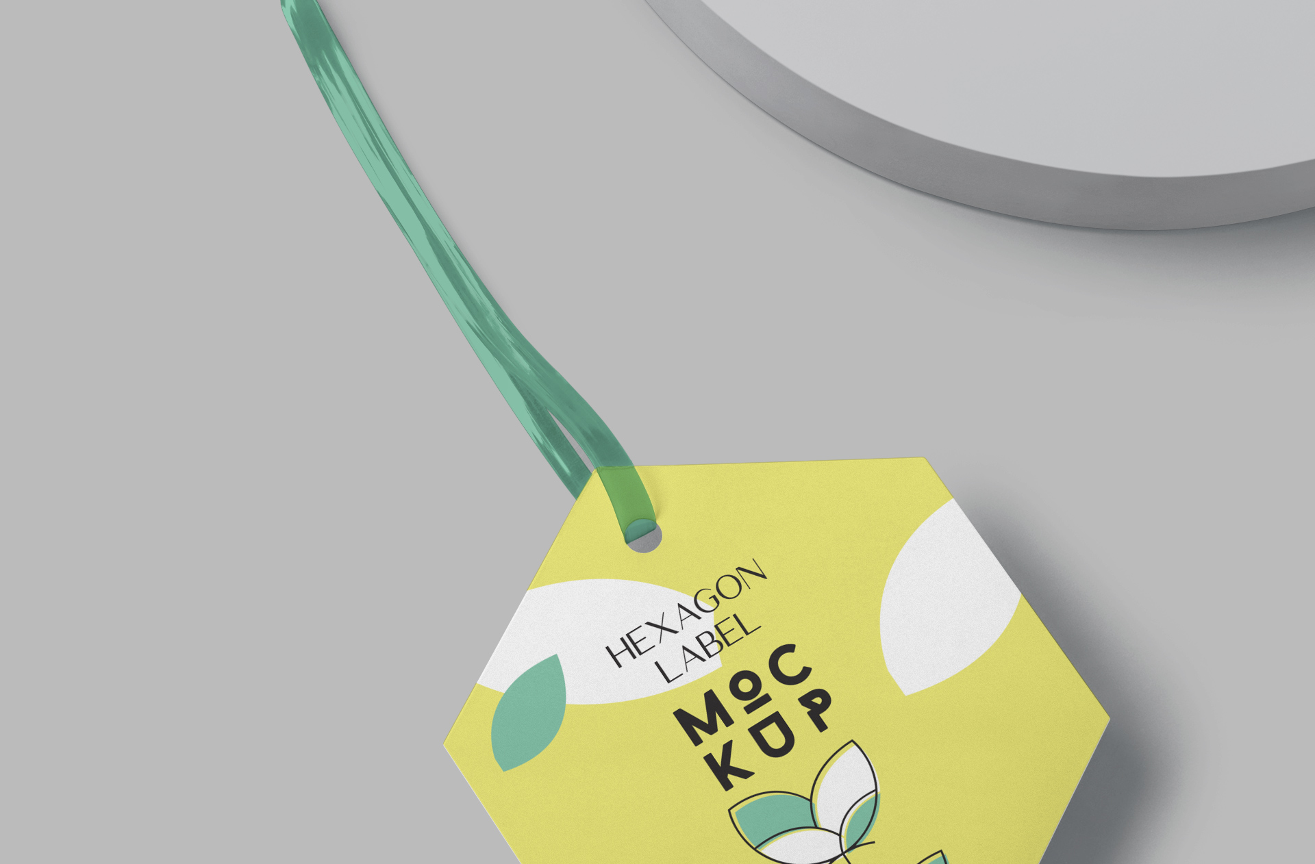 customizable garment label mock-up PSD