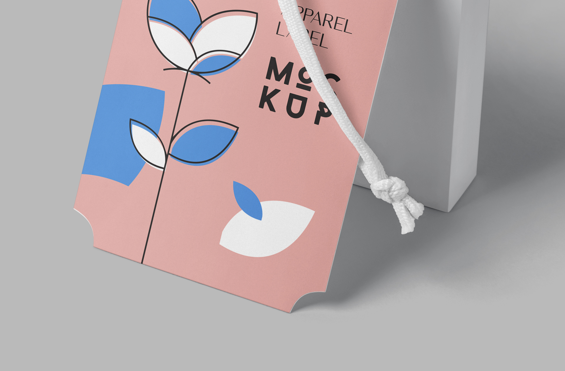 apparel label mock-up