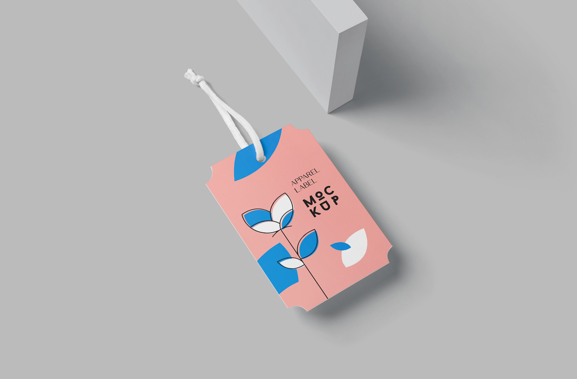 Professional Apparel Label Mockup with Custom Features