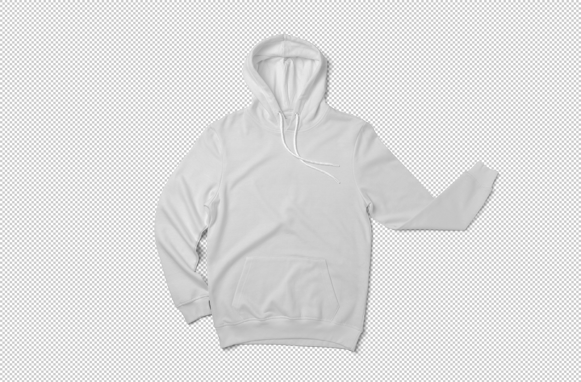 folded hoodie mockup