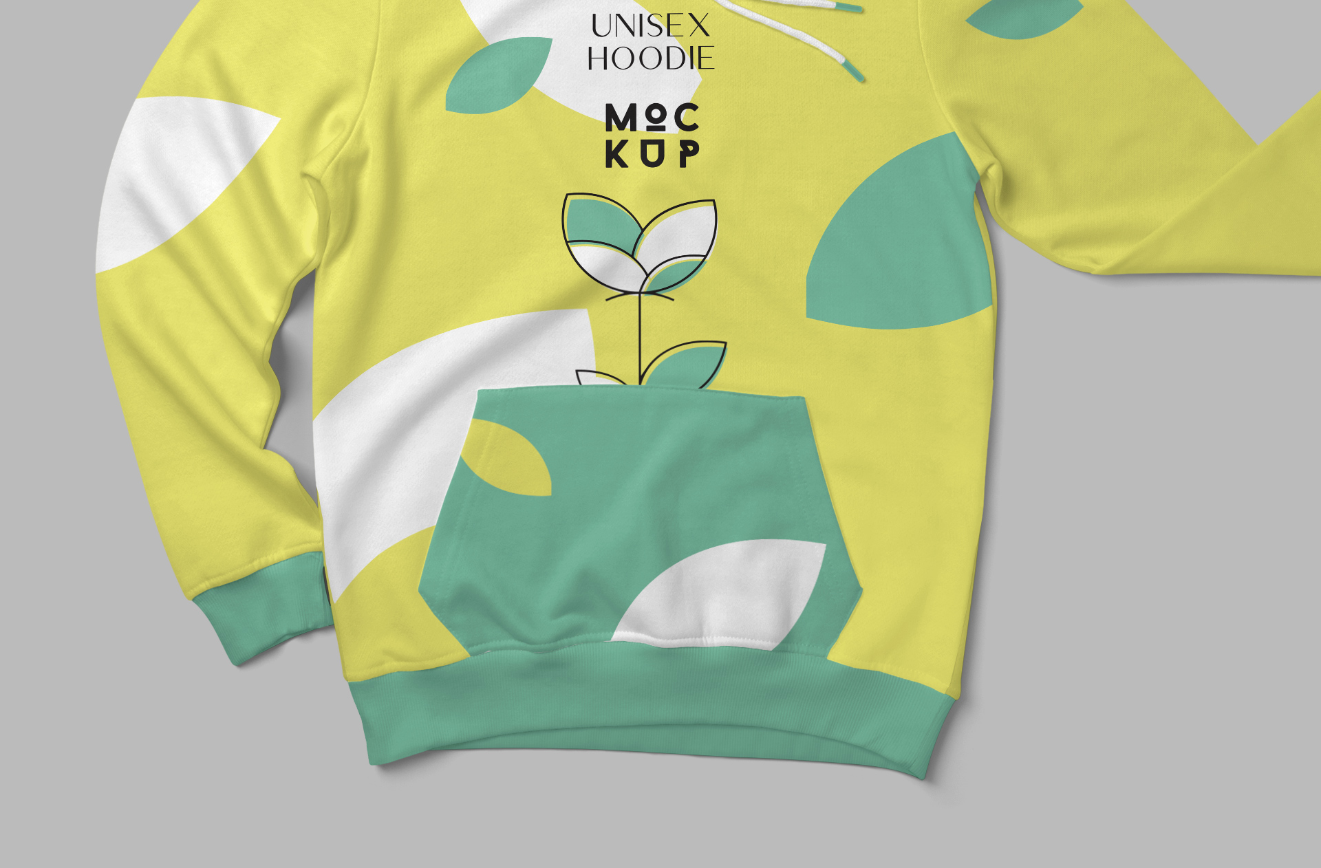 folded hoodie mockup