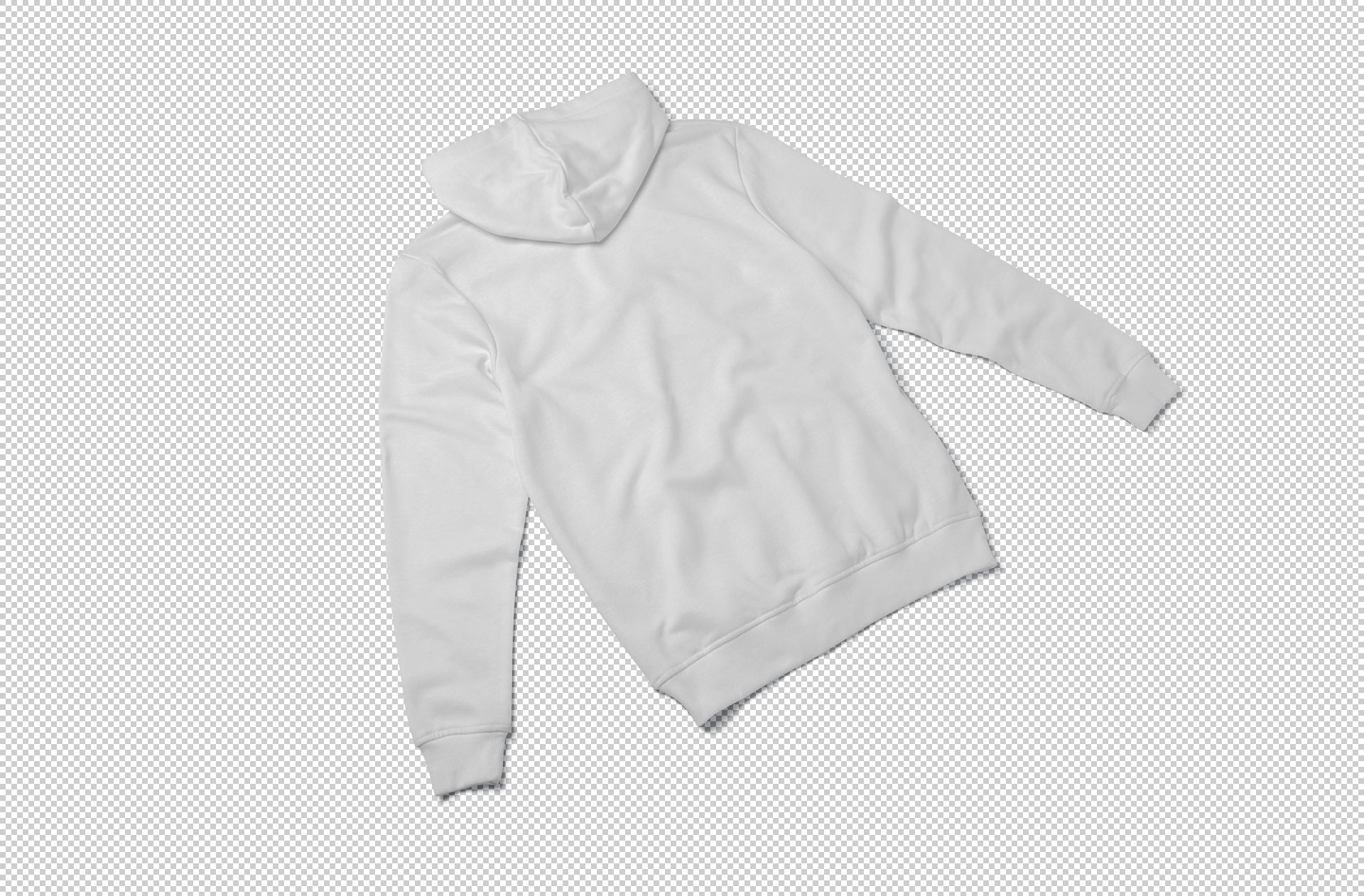 back view hoodie mock-up