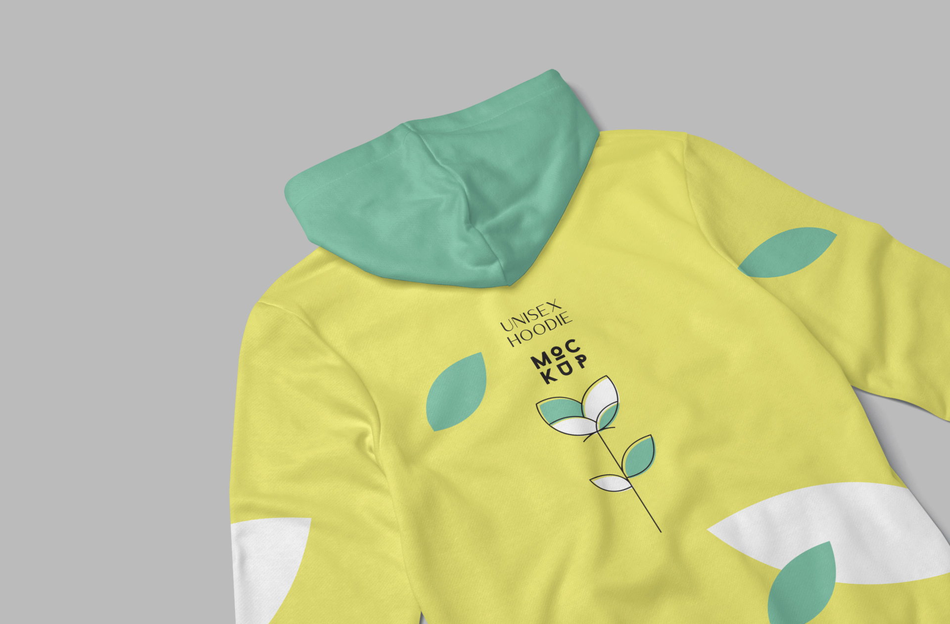 back view hoodie mock-up