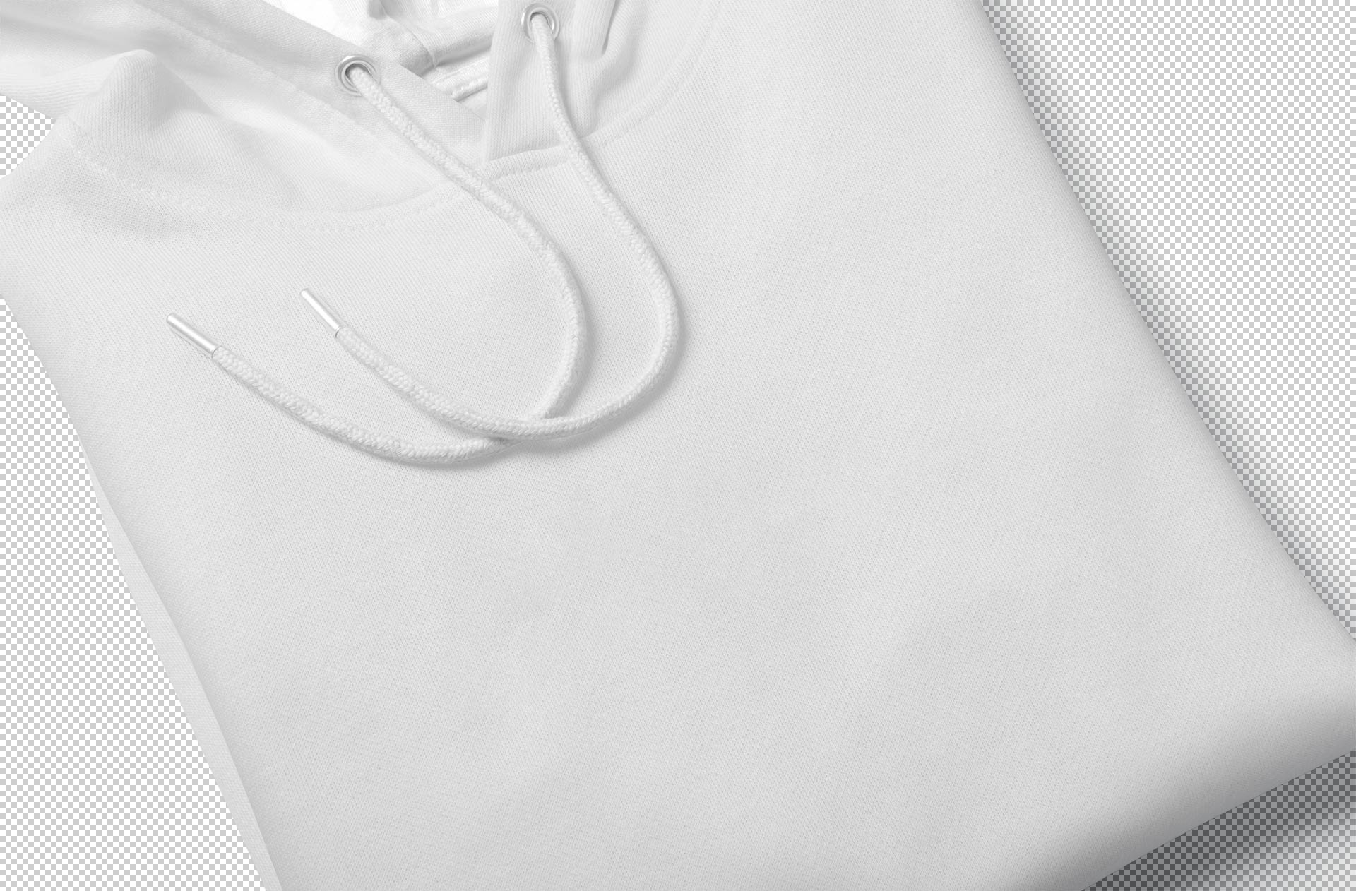 folded hoodie mock-up