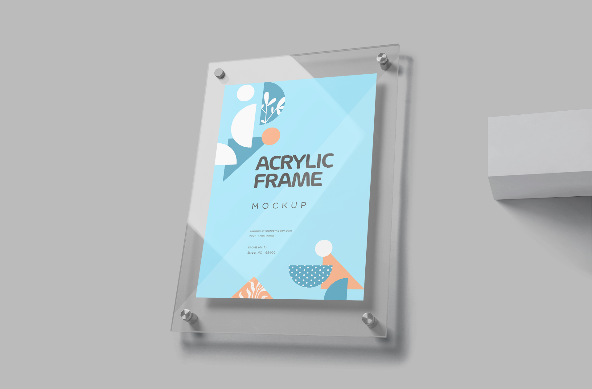 Acrylic Frame Mockup for Posters and Artwork Display