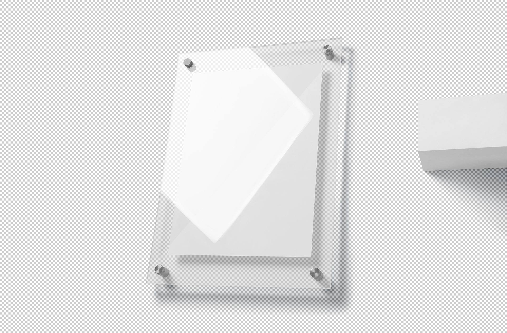 acrylic frame mock-up