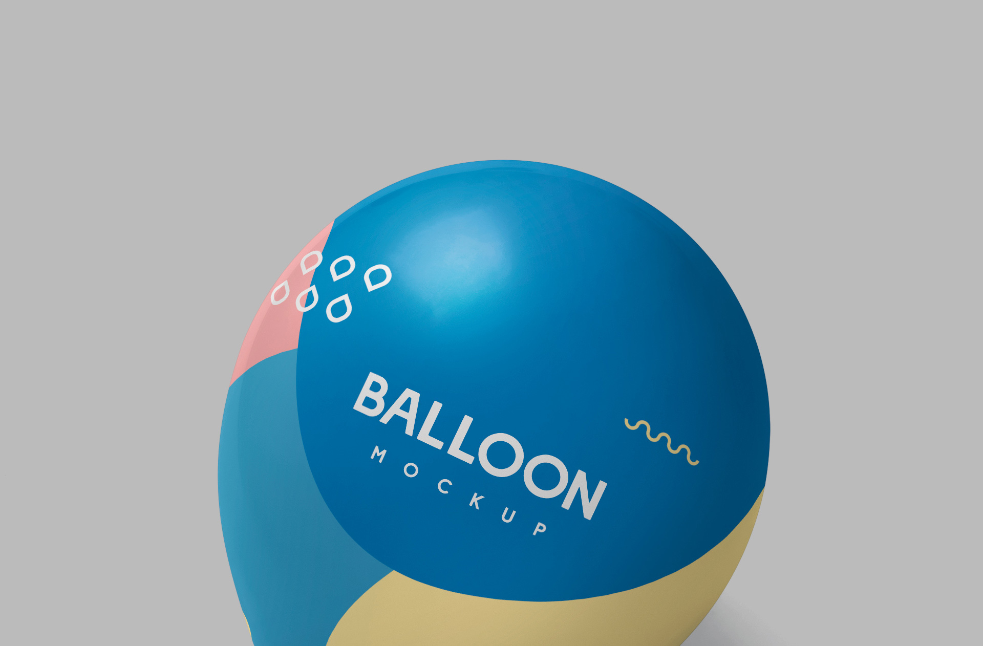 custom balloon mock-up