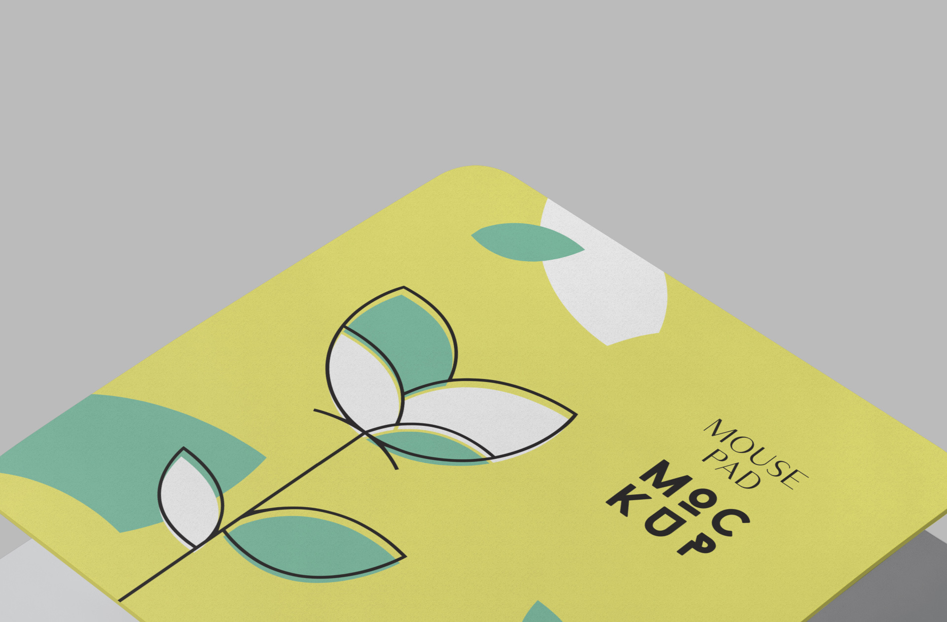 modern mouse pad mock-up