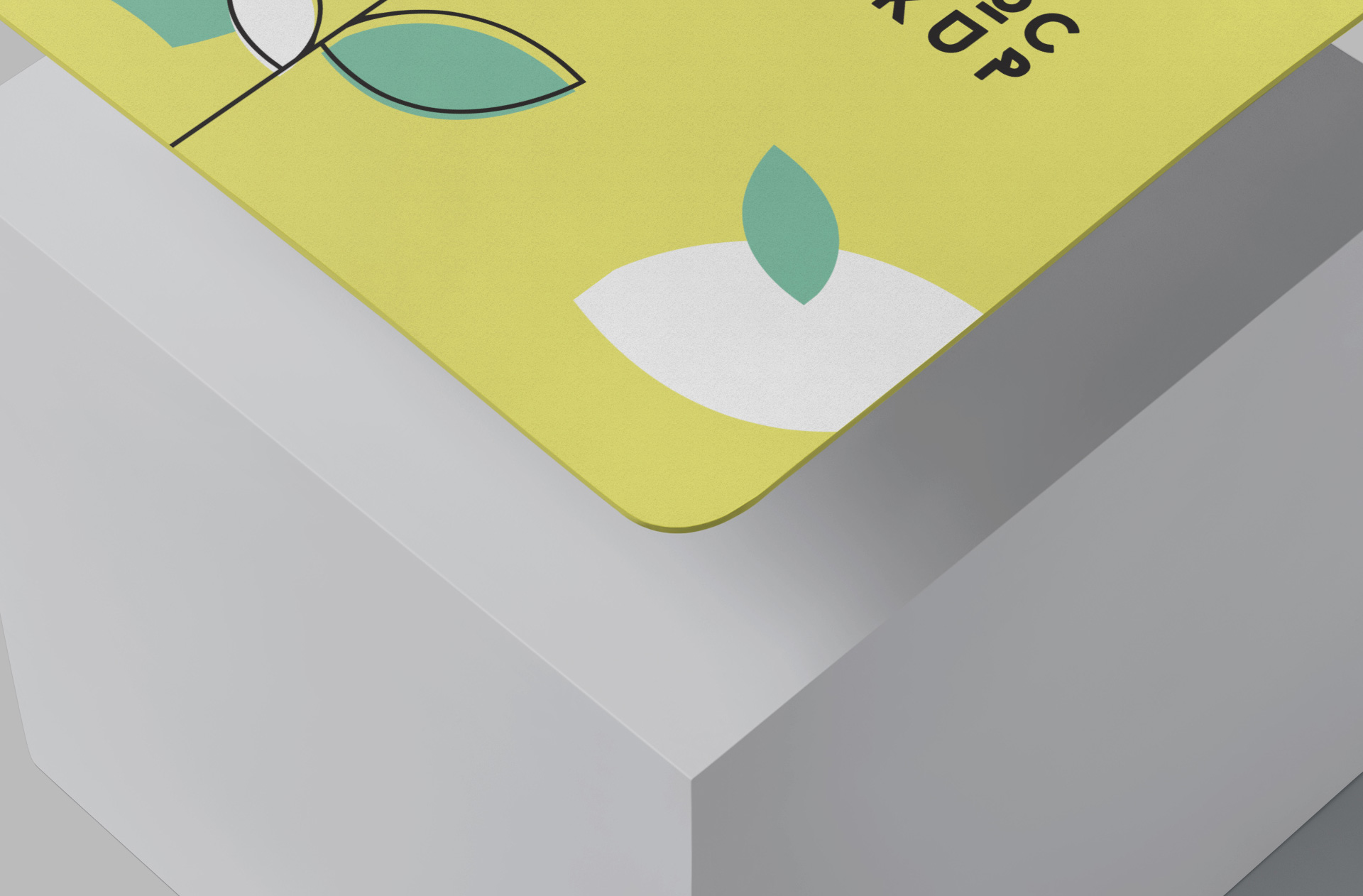 modern mouse pad mock-up